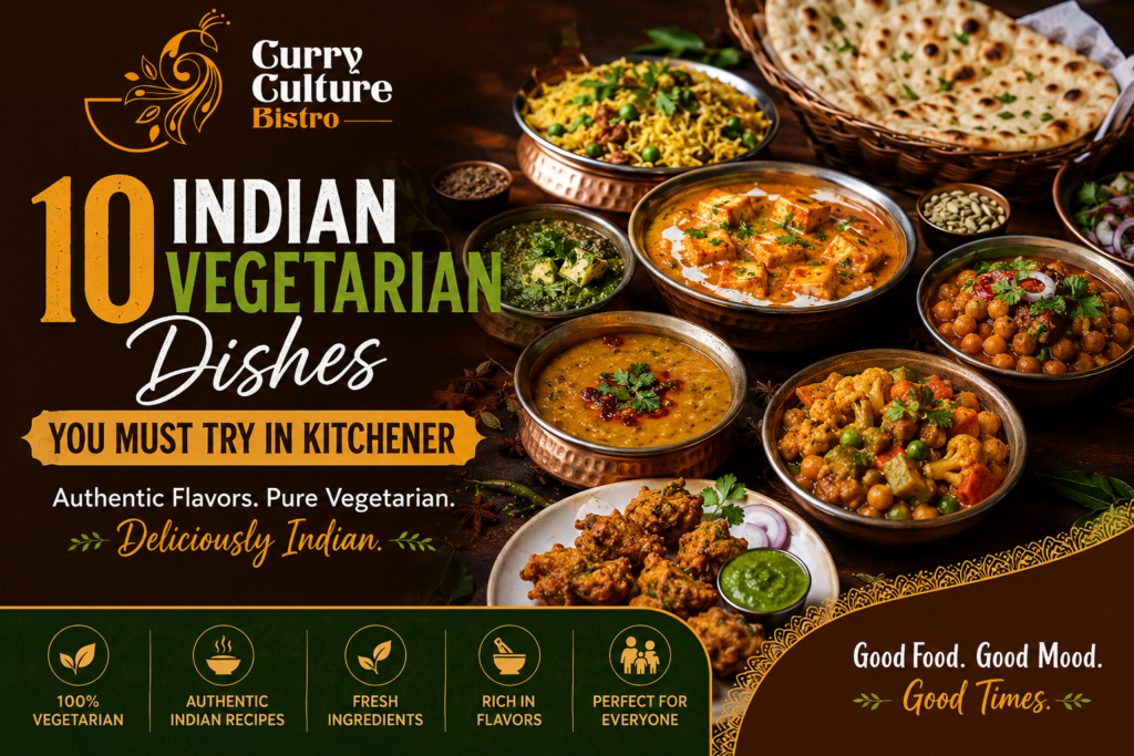 vegetarian Indian food in Kitchener