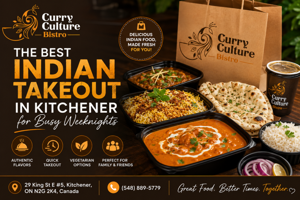 Indian takeout in Kitchener